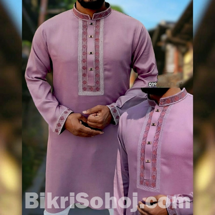 Soft Cotton Embroidery Panjabi